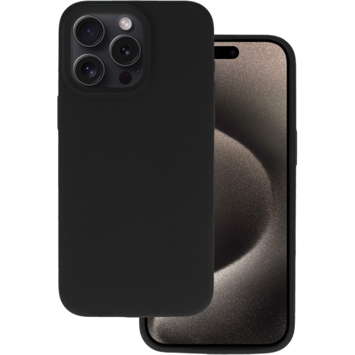 Silikónové puzdro na Apple iPhone 11 Silicone TPU čierne