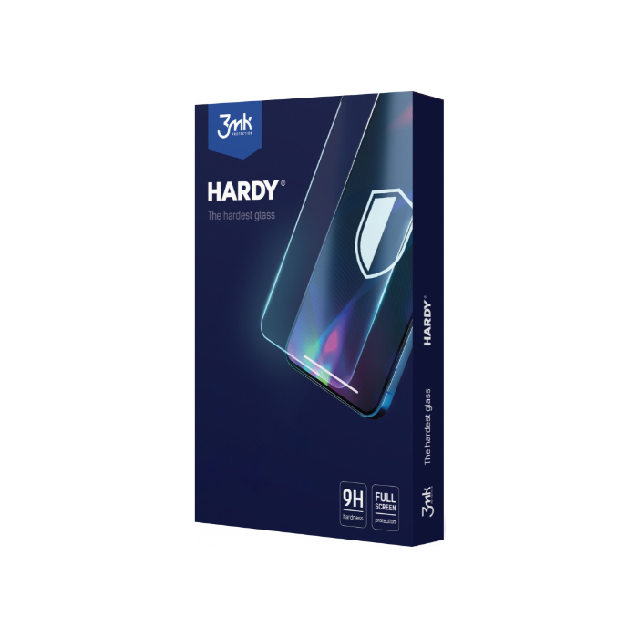 Tvrdené sklo na Apple iPhone 13 Pro Max/14 Plus 3MK Hardy celotvárové čierne