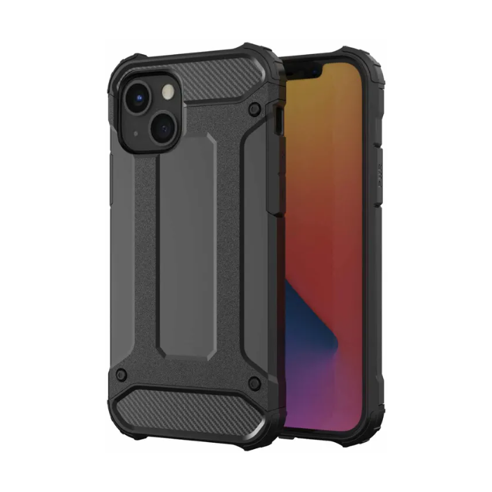 Plastové puzdro na Apple iPhone 14 Pro Max Forcell Carbon PC čierne