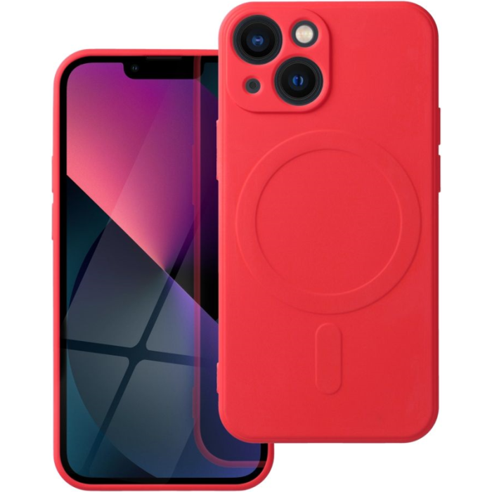 Silikónové puzdro na Apple iPhone 11 Silicone Mag Cover červené