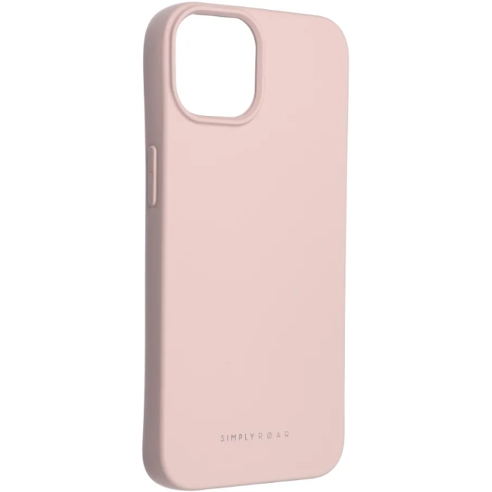 Silikónové puzdro na Apple iPhone 14 Roar Space ružové