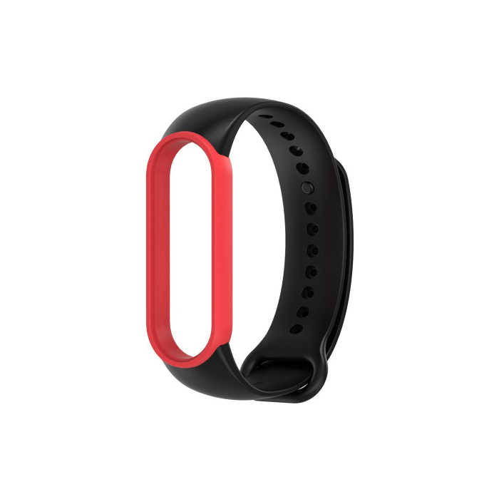Náhradný remienok na Xiaomi Mi Band 5/6 Tech-protect Iconband čierno-červený