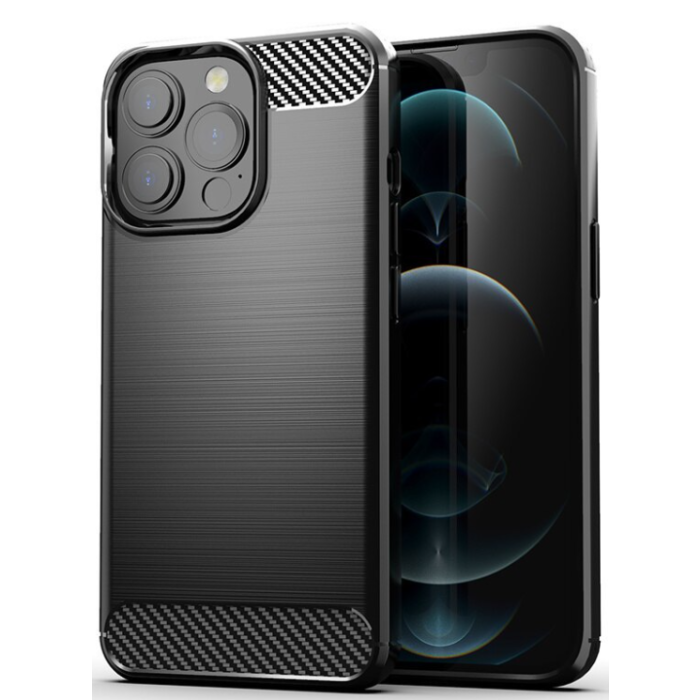 Silikónové puzdro na Realme 9 5G/Realme 9 Pro 5G Carbon čierne