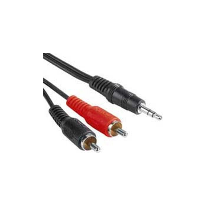 PremiumCord Jack 3.5mm-2xCINCH M/M 15m
