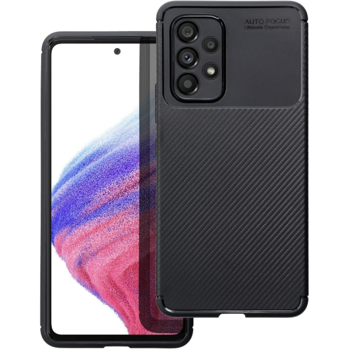 Silikónové puzdro na Samsung Galaxy A33 5G A336 Carbon Premium čierne