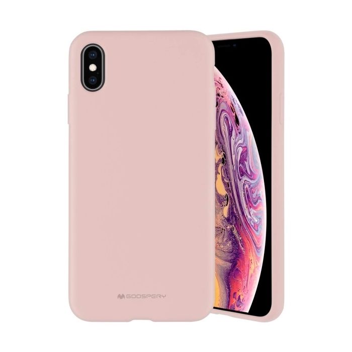 Kryt na Apple iPhone 14 Pro Mercury Silicone ružovo-pieskové