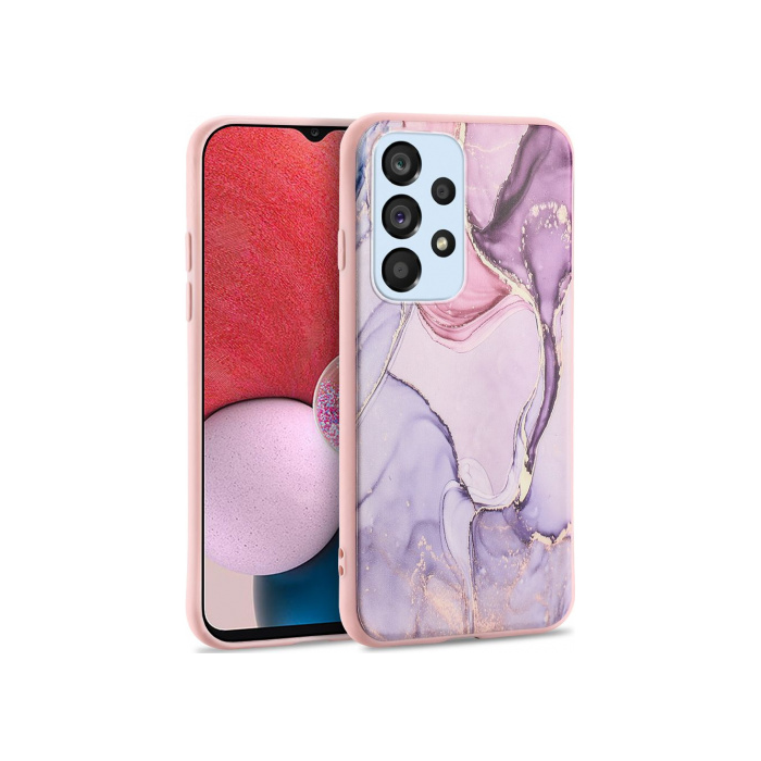 Plastové puzdro na Samsung Galaxy A13 A135 Tech Protect TPU marble 2