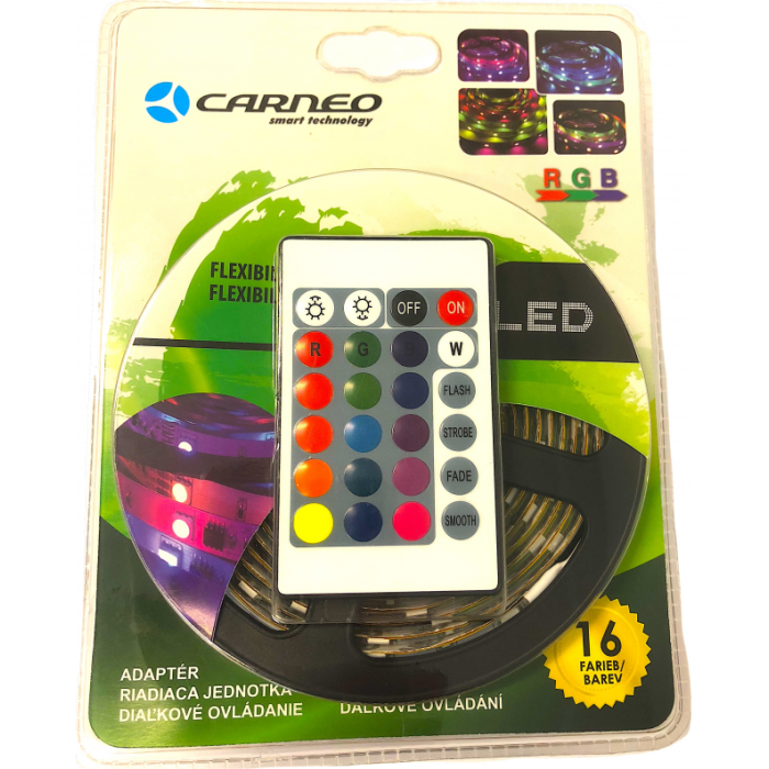 Led pásik CARNEO LED RGB 3m
