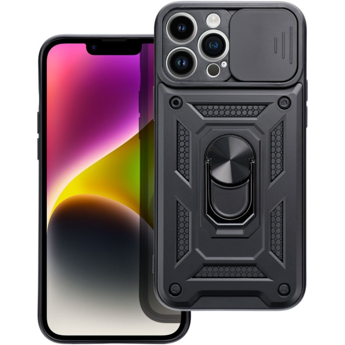 Odolné puzdro na Xiaomi Redmi 9C/10A Slide Armor čierne