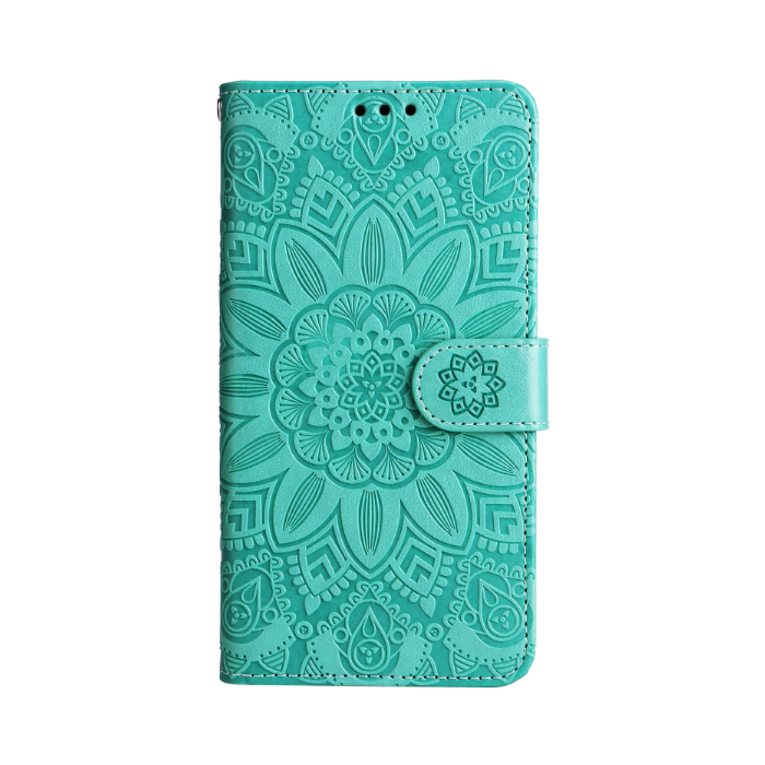 Diárové puzdro na Xiaomi Redmi A1/A2 MEZZO slnečnica zelené
