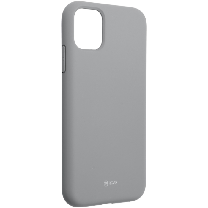 Silikónové puzdro na Samsung Galaxy S23 5G S911 Roar Colorful Jelly sivé