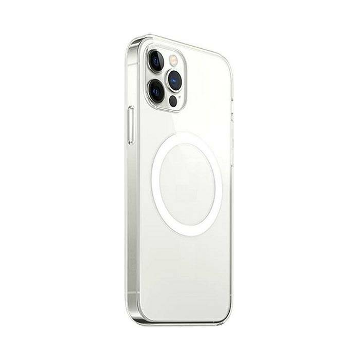 Silikónové puzdro na Apple iPhone 13 Pro Mercury MagSafe Silicone transparentné