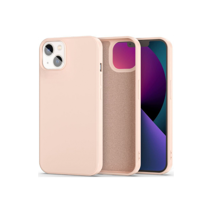 Silikónové puzdro na Apple iPhone 14 Tech-Protect Icon ružové