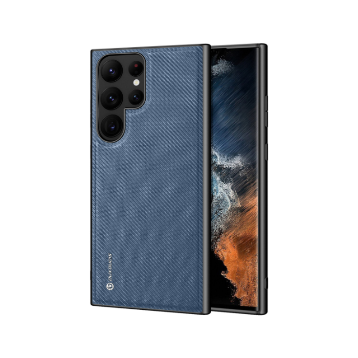 Plastové puzdro na Samsung Galaxy S23 Ultra 5G S918 Dux Ducis Fino modré