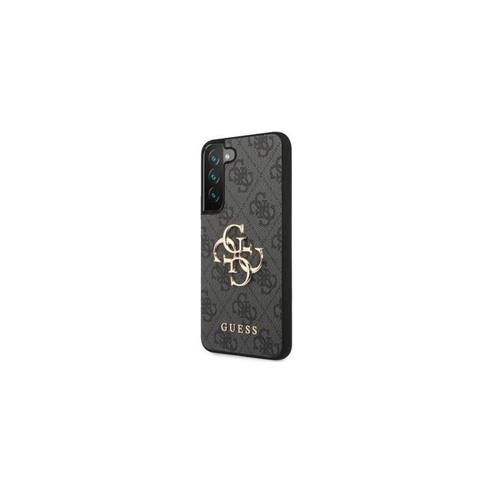Obal Guess PU 4G Metal Logo Samsung Galaxy S23 5G S911 GUHCS23S4GMGGR Grey