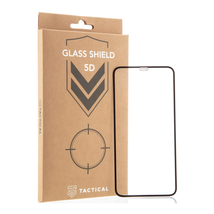 Tvrdené sklo na Xiaomi Redmi Note 12 Tactical Shield 5D celotvárové čierne