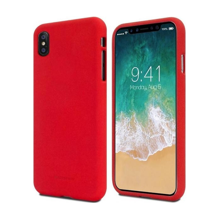 Silikónové puzdro na Samsung Galaxy S23 Ultra 5G S918 Mercury Silicone červené
