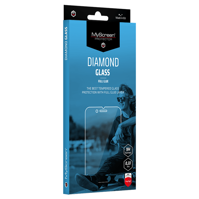 Tvrdené sklo na Oppo A78 5G MyScreen Diamond Full Glue 9H celotvárové čierne