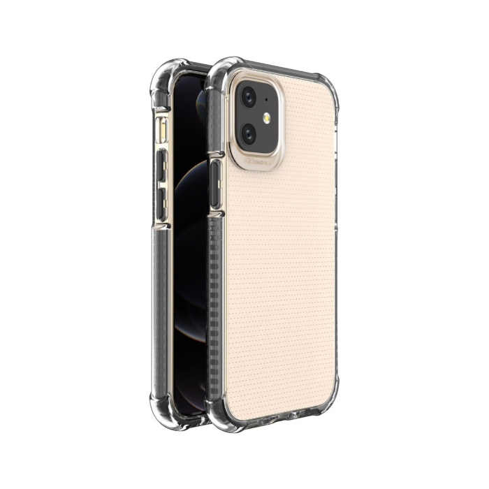 Odolné puzdro na Apple iPhone 12 Mini Spring Armor čierne