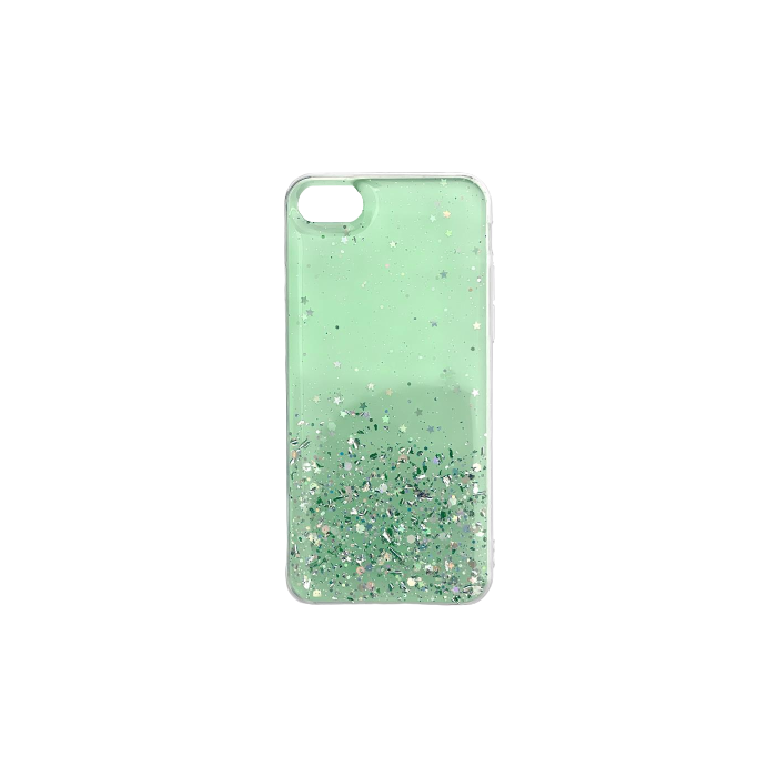 Silikónové puzdro na Xiaomi Redmi 9T/Poco M3 Star Glitter Shining zelené