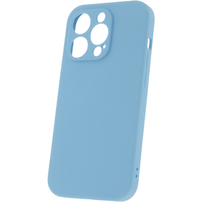 Silikónové puzdro na Apple iPhone 13 Mag Invisible Pastel modré