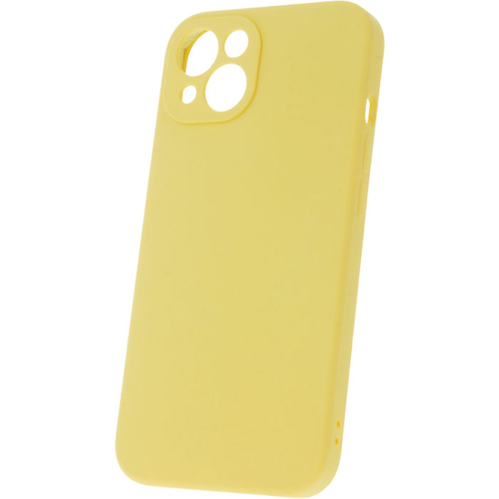 Silikónové puzdro na Apple iPhone 15 Pro Mag Invisible Pastel žlté