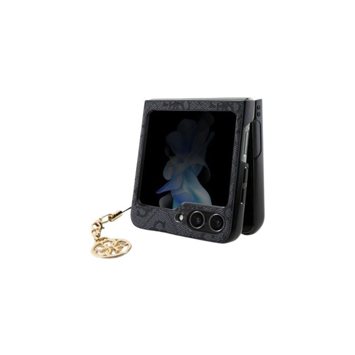 Obal Guess 4G Charms Samsung Galaxy Z Flip5 5G F731 GUHCZF5GF4GGR Grey