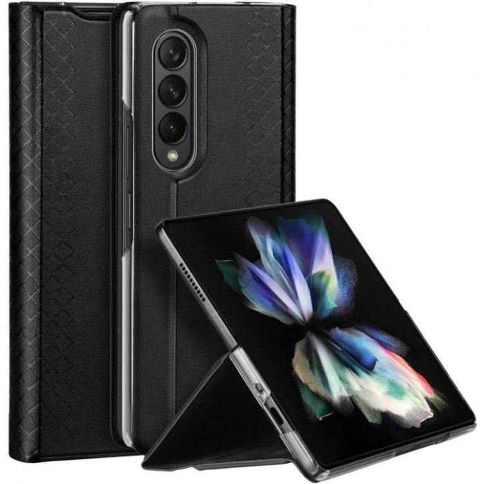 Diárové puzdro na Samsung Galaxy Z Fold 3 F926 Dux Ducis Bril čierne