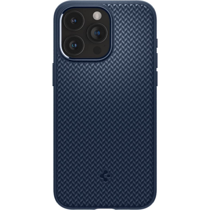 Odolné puzdro na Apple iPhone 15 Pro Spigen Mag Armor MagSafe modré