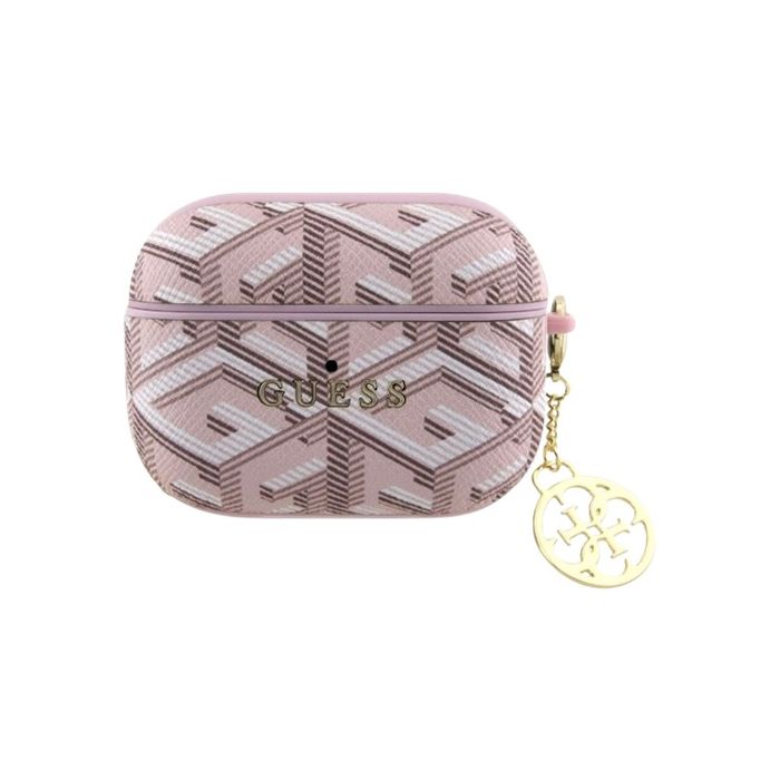 Obal Guess PU G Cube Charm AirPods Pro GUAPPGCE4CP Pink