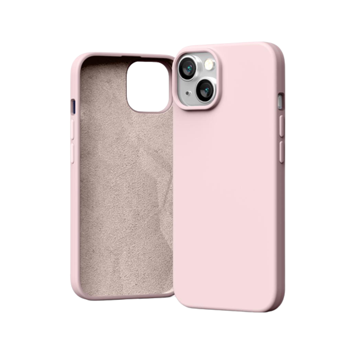 Silikónové puzdro na Apple iPhone 15 Pro Mercury Silicone ružové