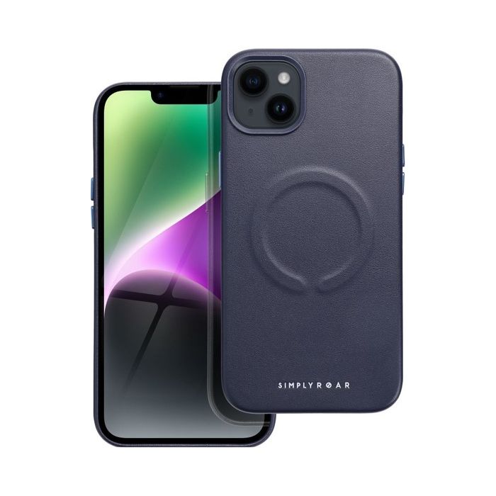 Obal Roar Leather Mag Case Apple iPhone 12 Pro Max navy
