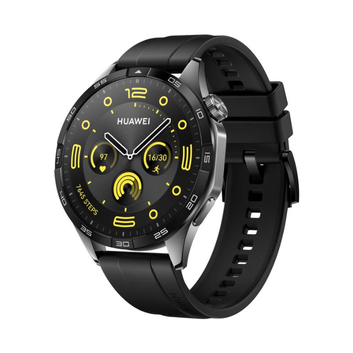 Huawei Watch GT 4 46mm Black Fluoroelastomer Strap