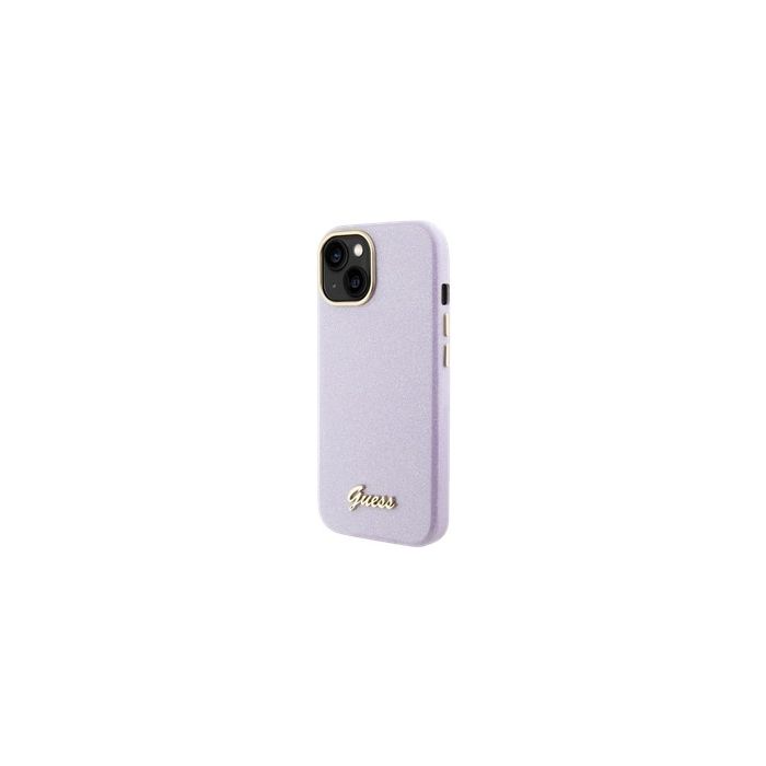 Obal Guess PU Glitter Full Wrapped Apple iPhone 15 GUHCP15SPGMCSL Lilac