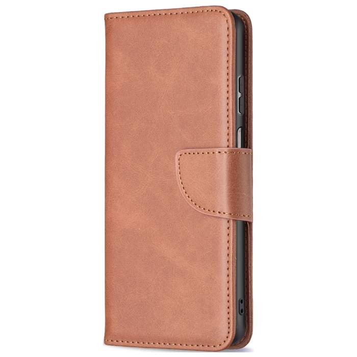 Diárové puzdro na Motorola Moto E32/E32s/G22 Skin Book hnedé