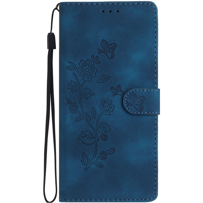 Diárové puzdro na Motorola Moto E13 MEZZO motýľ tmavo modré