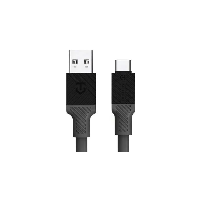 Tactical Fat Man, USB-A na USB-C, 1m, sivý