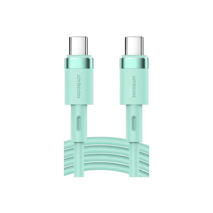 Joyroom S-1230N9, USB-C na USB-C, PD 60W, 1.2m, zelený