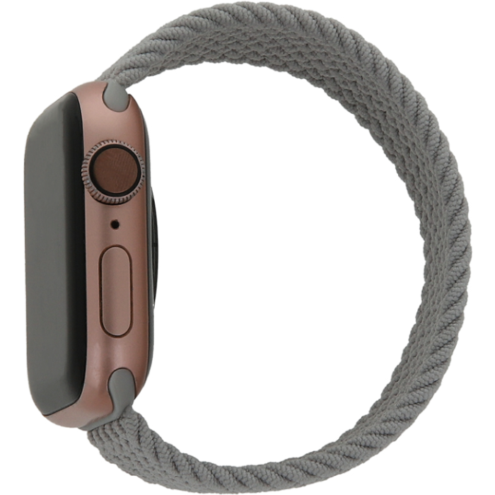 Náhradný remienok na Apple Watch 42/44/45 mm, dĺžka 155mm, Elastic band M, sivý