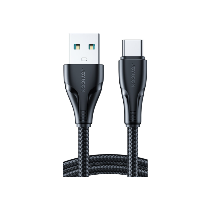 Joyroom Surpass Series S-UC027A11, USB-A na USB-C, 3A, 2m, čierny