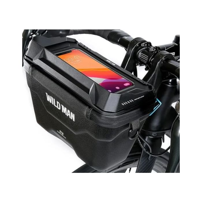 WILDMAN XT8, puzdro na bicykel na riadidlá, 3l, čierne