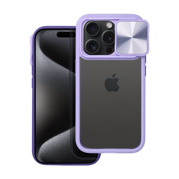 Obal SLIDER Case Apple iPhone 15 Plus purple