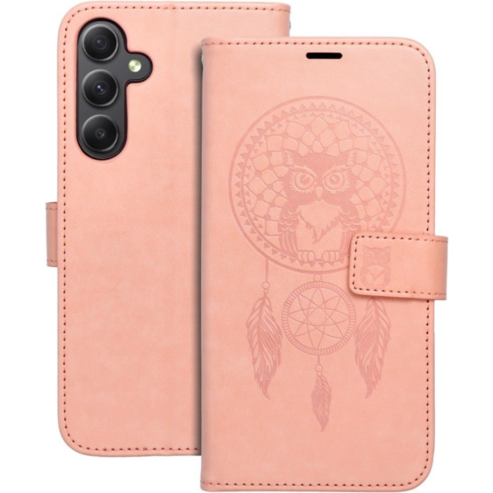 Diárové puzdro na Xiaomi Redmi Note 13 4G MEZZO dreamcatcher peach fuzz