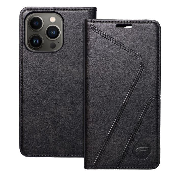 Forcell F-Protect RFID Book iPhone 13 PRO - čierna (bez pracky)