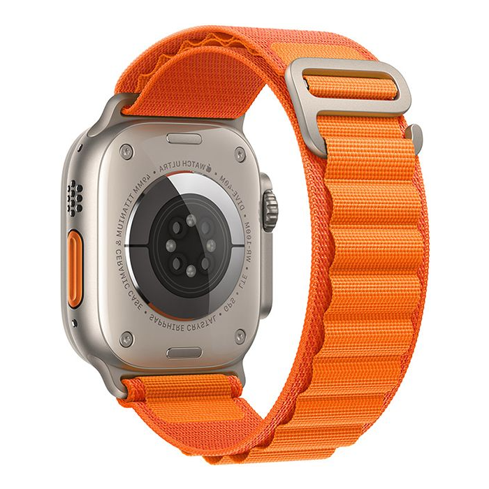 Náhradný remienok na Apple Watch 42/44/45/49 mm Forcell F-Design FA13 orange