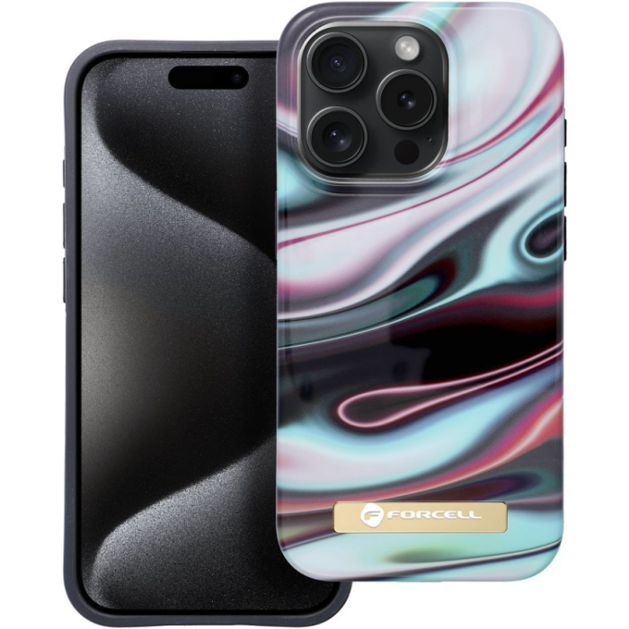 Plastové puzdro na Apple iPhone 15 Plus Forcell F-Protect Mirage MagSafe glow