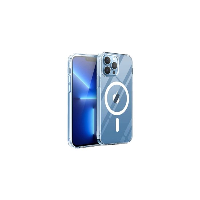 Silikónové puzdro na Apple iPhone 13 Pro Tech-Protect MagMat Silicone MagSafe Clear