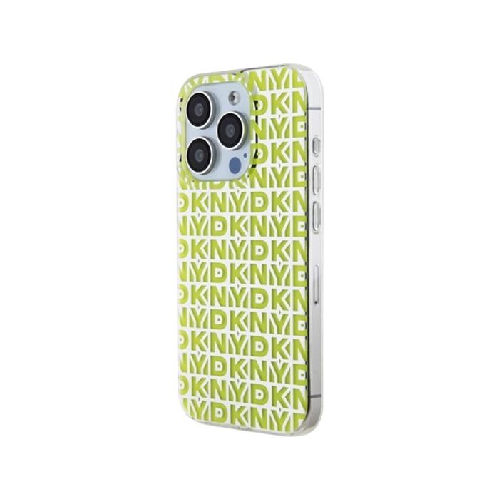 DKNY PC/TPU Repeat Pattern Apple iPhone 15 Pro DKHCP15LHOPECY Yellow