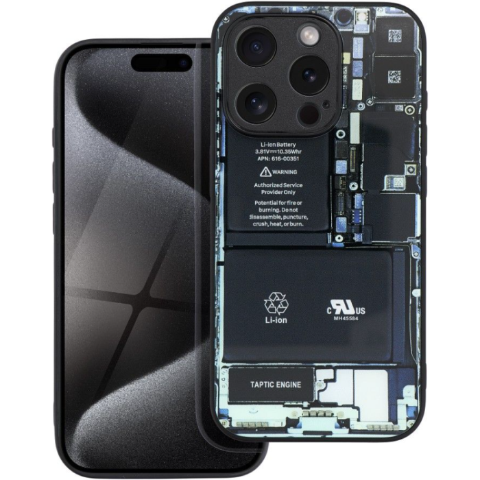 Sklenené puzdro na Apple iPhone 15 Pro Max TECH design 1