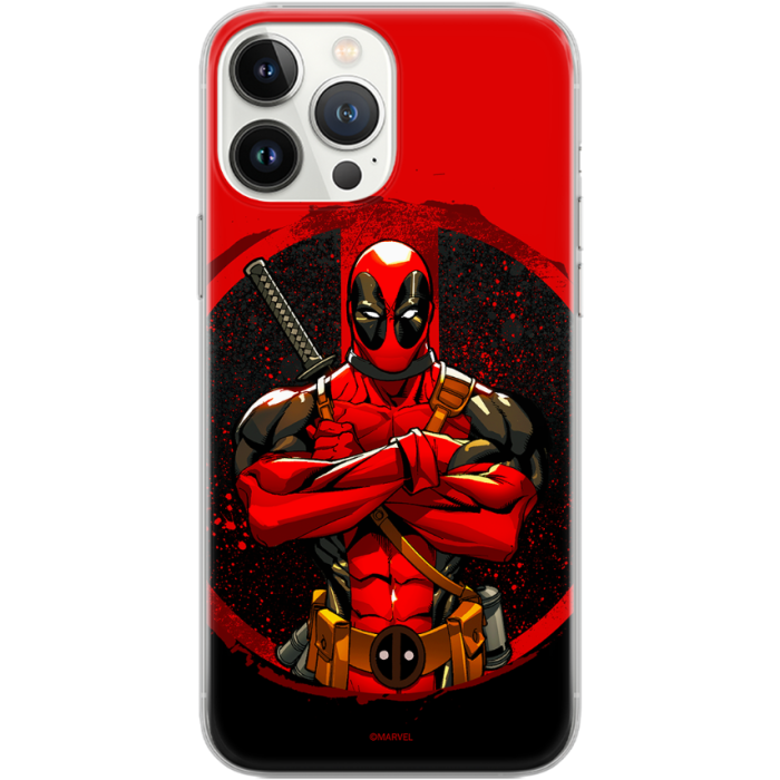 Silikónové puzdro na Apple iPhone 15 Original Licence Cover Deadpool 006